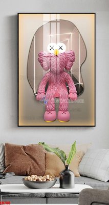File tranh in trần File tranh kawas gấu bearbrick KW700 (ảnh gốc siêu nét)