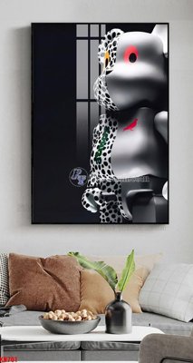 File in trần File tranh kawas gấu bearbrick KW701 (bản gốc) trời sao