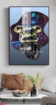 File tranh File tranh kawas gấu bearbrick KW721 (gốc) chủ đề thiên nhiên