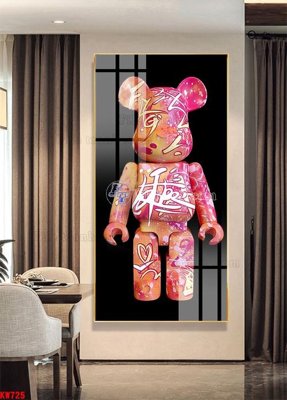 Tải file File tranh kawas gấu bearbrick KW725 (gốc) in nhanh