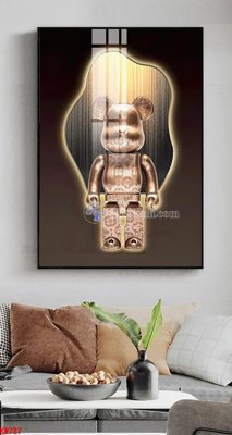 Tải file File tranh kawas gấu bearbrick KW727 (gốc) chủ đề phong thủy