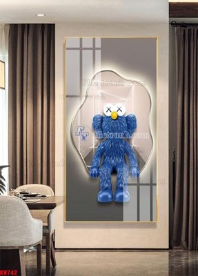 Tải file File tranh kawas gấu bearbrick KW742 (gốc) in trên mọi chất liệu
