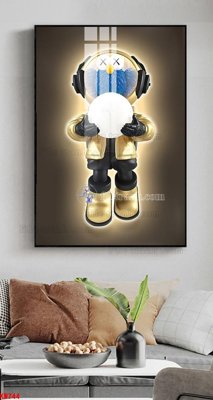 File gốc File tranh kawas gấu bearbrick KW744 (cho in ấn) từ kho Filetranh