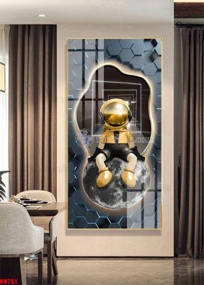 Tải file File tranh kawas gấu bearbrick KW751 (gốc) làm file in ấn