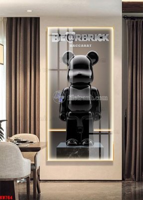 File in ấn File tranh kawas gấu bearbrick KW764 (bản gốc) sắc nét