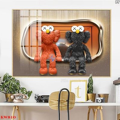 Tải file tranh File tranh kawas gấu bearbrick KW810 (ảnh gốc) ngay