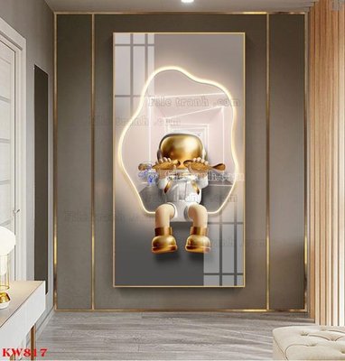 Tệp tin gốc File tranh kawas gấu bearbrick KW817 (chất lượng cao) File tranh kawas gấu bearbrick KW817