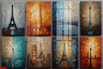 File tranh File gốc in tranh paris tháp Eiffel LD143 (ảnh gốc) độ nét vượt trội