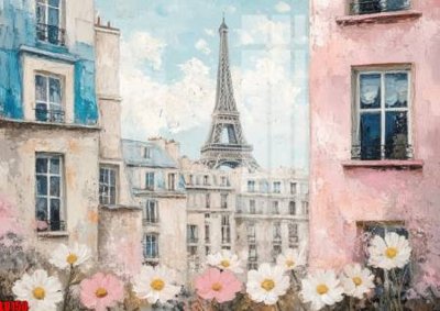 File ảnh File gốc in tranh paris tháp Eiffel LD150 (gốc) in Hiflex