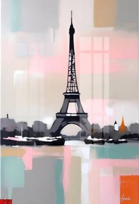 File in mica File gốc in tranh paris tháp Eiffel LD151 (ảnh gốc) đẹp