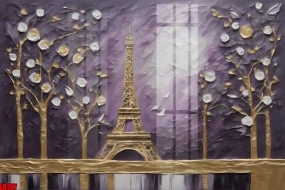 File PSD File gốc in tranh paris tháp Eiffel LD167 (nguyên bản) cho thiết kế