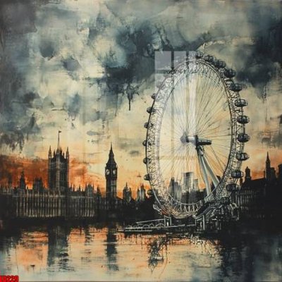 File in trần File gốc in tranh paris tháp Eiffel LD229 (bản gốc) 5D