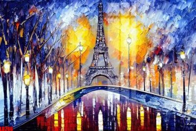 File ảnh File gốc in tranh paris tháp Eiffel LD266 (gốc) in PP, decal