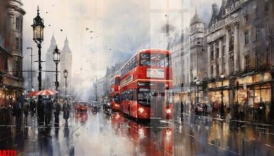 File in mica File gốc in tranh paris tháp Eiffel LD271 (bản gốc) sắc sảo