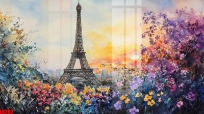 Ảnh gốc File gốc in tranh paris tháp Eiffel LD282 (độ nét cao) in mica