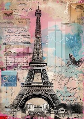 Download file File gốc in tranh paris tháp Eiffel LD287 (gốc) in mica cao cấp
