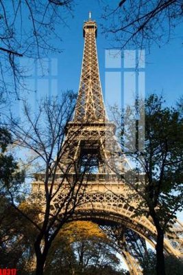 File gốc File gốc in tranh paris tháp Eiffel LD317 (PNG) không nền chất lượng
