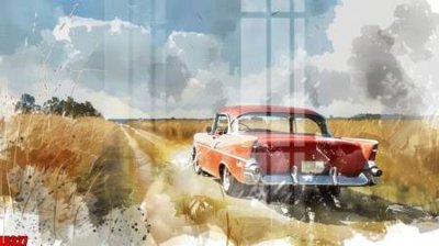 File tranh File gốc in tranh paris tháp Eiffel LD327 (gốc) chủ đề thành phố