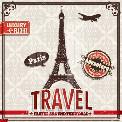 File gốc File gốc in tranh paris tháp Eiffel LD357 (in lụa) trang trí tường