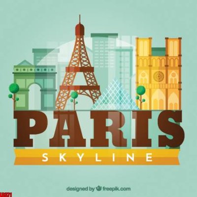 Download file gốc File gốc in tranh paris tháp Eiffel LD371 (in mica) 3D
