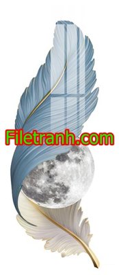 File in trần File in tranh decor gắn led LED1013 (file gốc) xuyên sáng