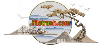 File tranh File in tranh decor gắn led LED1014 (bản gốc) trang trí văn phòng