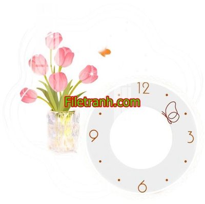 File gốc File in tranh decor gắn led LED1040 (in tráng gương) hiện đại