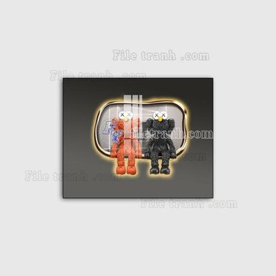 File in trần File in tranh decor gắn led LED107 (file gốc) xuyên sáng