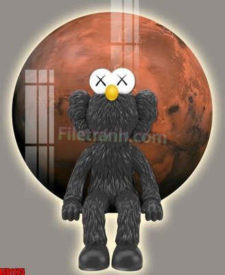 File gốc File in tranh decor gắn led LED1125 (chuẩn màu) cho in offset