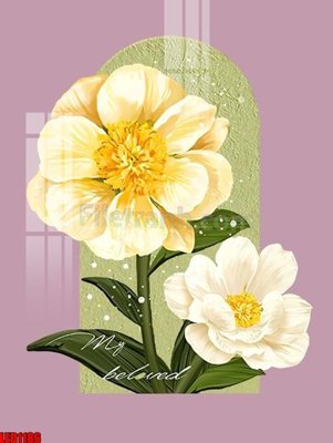 Tải file PSD File in tranh decor gắn led LED1186 (nguyên layer) để in