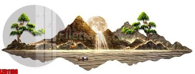 File in ấn cao cấp File in tranh decor gắn led LED1198 (file gốc)