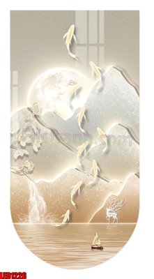 File gốc File in tranh decor gắn led LED1226 (bản quyền) cho in ấn