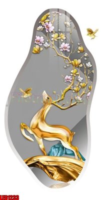 File gốc File in tranh decor gắn led LED1233 (cho in ấn) độc quyền