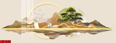 File tranh File in tranh decor gắn led LED1246 (bản gốc) treo phòng ăn