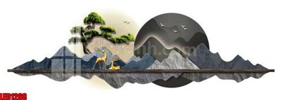 File gốc File in tranh decor gắn led LED1268 (phong cách) tối giản