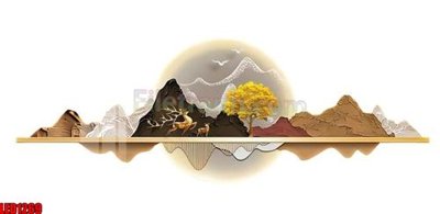 File gốc File in tranh decor gắn led LED1269 (ảnh chi tiết) để in trần