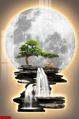 Hình ảnh gốc File in tranh decor gắn led LED1270 (để in khổ lớn)