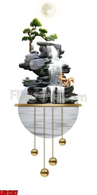 File tranh in mica File in tranh decor gắn led LED1287 (độ phân giải cao)