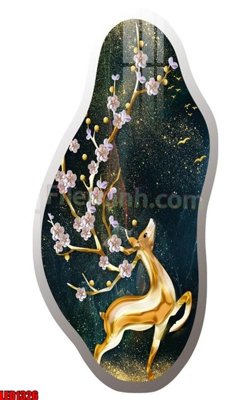 File gốc File in tranh decor gắn led LED1326 (trang trí) phòng làm việc