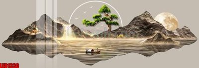 File gốc File in tranh decor gắn led LED1330 cho in ấn và thiết kế