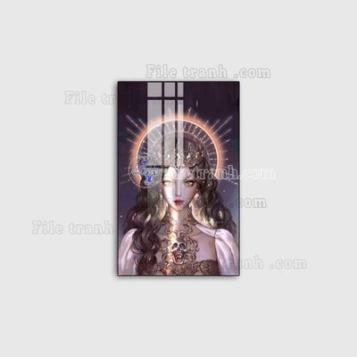 File PSD File in tranh decor gắn led LED136 (gốc) cho in quảng cáo