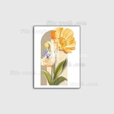 File tranh File in tranh decor gắn led LED150 (gốc) in vải canvas