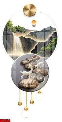 File PSD File in tranh decor gắn cắt led LED1634 (bản gốc) đã tách nền