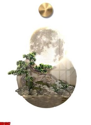 Download file gốc File in tranh decor gắn cắt led LED1667 (in lụa) tranh 3D