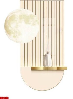 File gốc File in tranh decor gắn cắt led LED1686 (phong cách) châu Âu