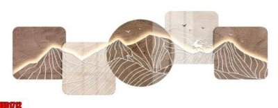 File gốc File in tranh decor gắn cắt led LED1712 (trang trí) phòng ngủ