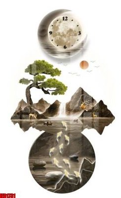 File tranh File in tranh decor gắn cắt led LED1731 (gốc) chủ đề trừu tượng