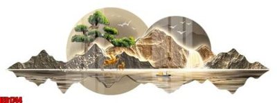 File gốc File in tranh decor gắn cắt led LED1744 (in tráng gương) nghệ thuật