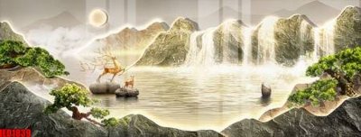 File ảnh File in tranh decor gắn cắt led LED1839 (gốc) trang trí khách sạn