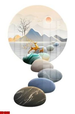 File gốc File in tranh decor gắn cắt led LED1866 (in ấn) màu sắc trung thực